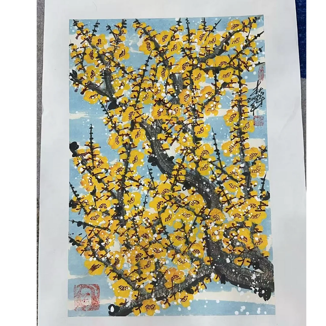 橱窗展示/国画作品/杜宝才老师/宣纸国画/不带框