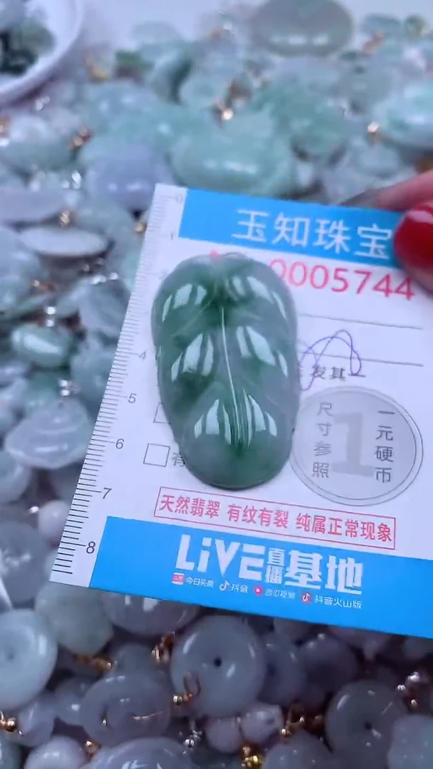 吊坠(不含链)未镶嵌翡翠5744