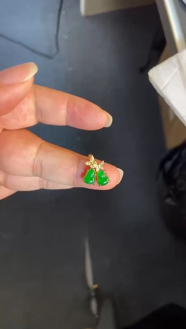 吊坠(不含链)银S925镶嵌翡翠1