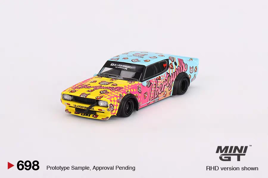 [猫兜]MINIGT 698 1:64 日产 Skyline LK 合金汽车模型
