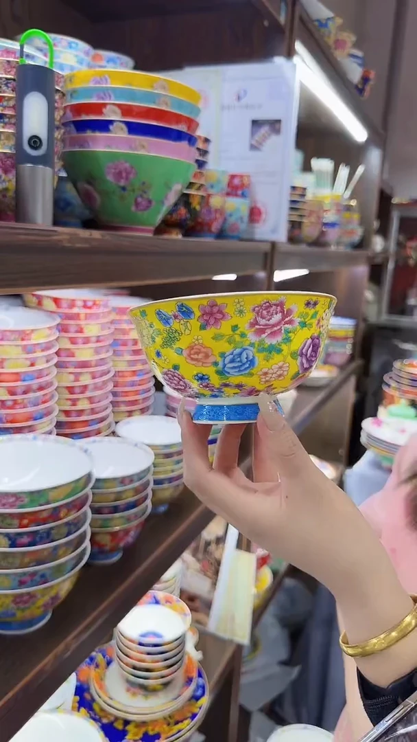 瓷片5英寸饭碗10个景德镇餐具