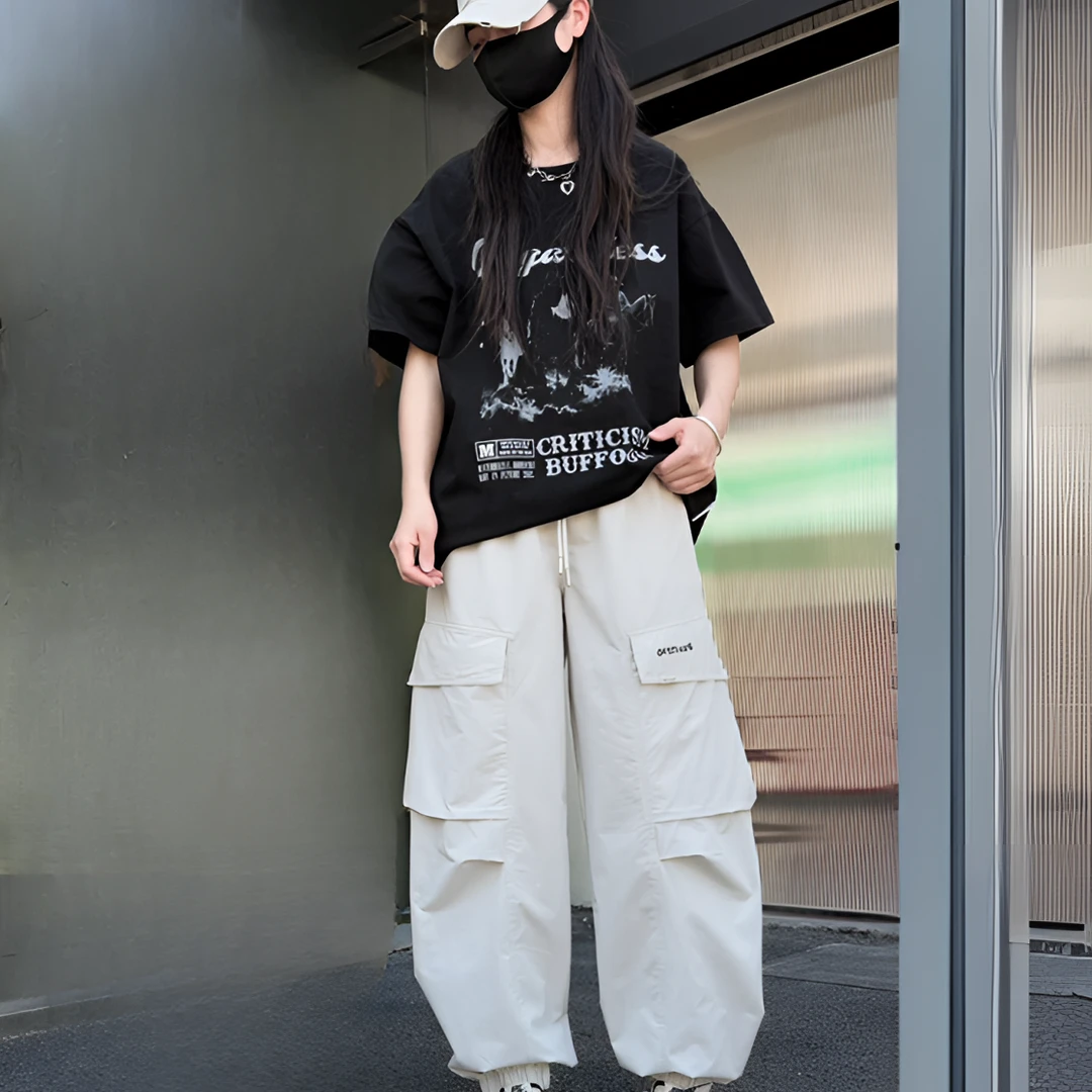【束脚工装裤秋款】实体专柜男童女童青少年工装裤百搭亲子装潮牌