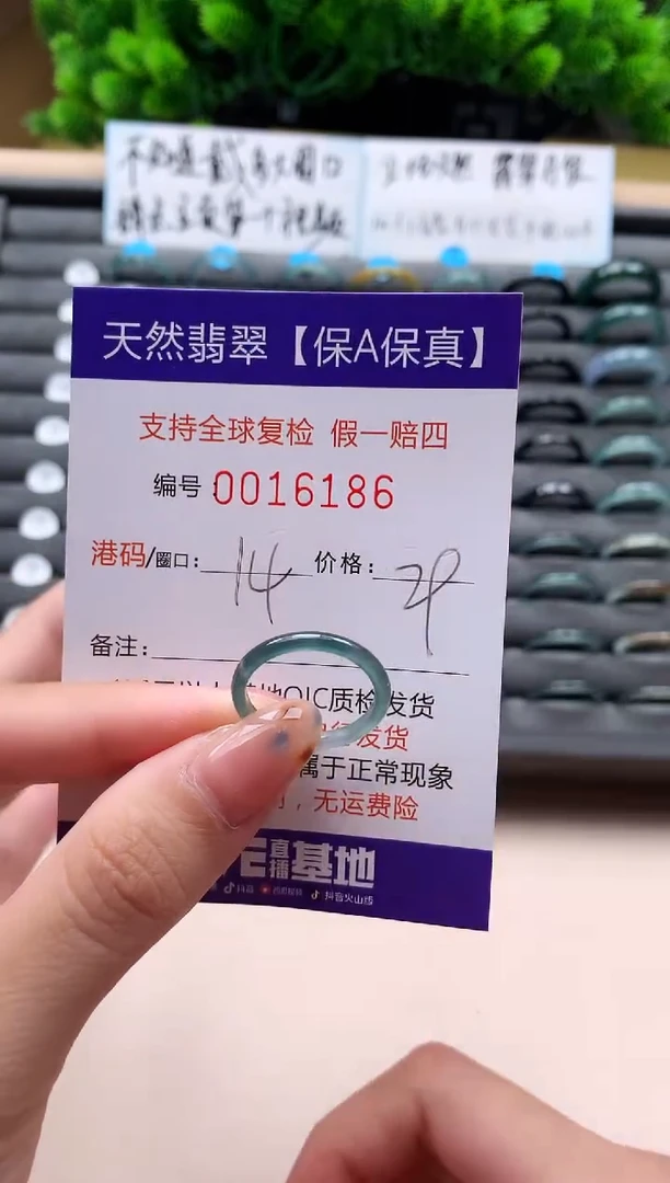 未镶嵌戒指翡翠天然  16186