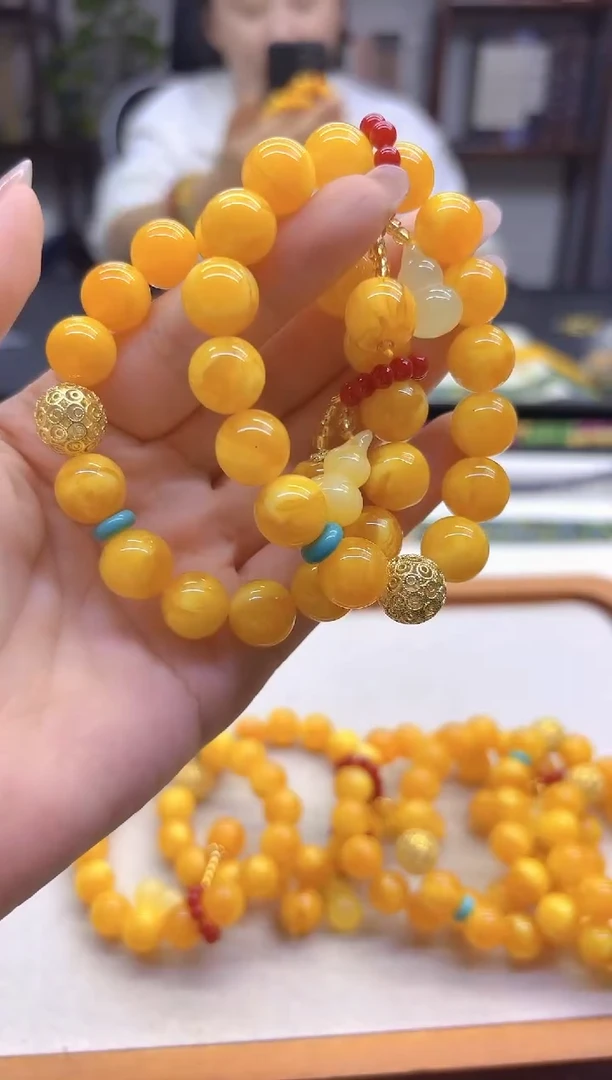 手链蜜蜡未镶嵌DIY款S941