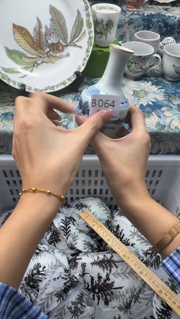 瓷片梅*?瓷片瓷片 B064