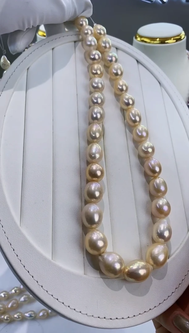 未镶嵌项链淡水珍珠Y淡水项链10-14