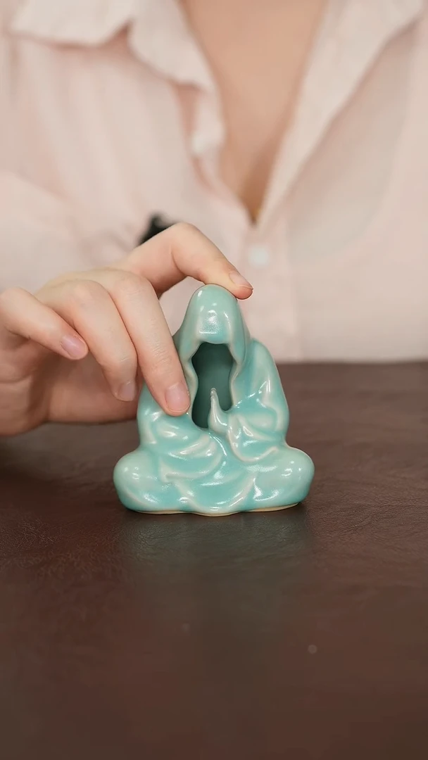 摆件汝宋汝瓷原矿釉455