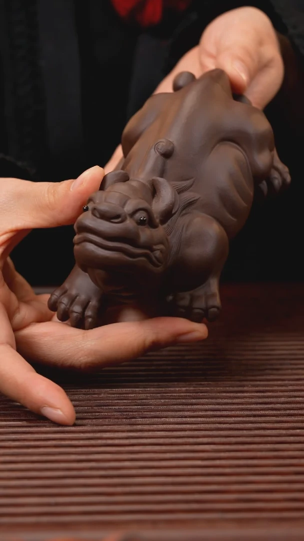 【闪购商品】紫砂茶宠望月 貔貅