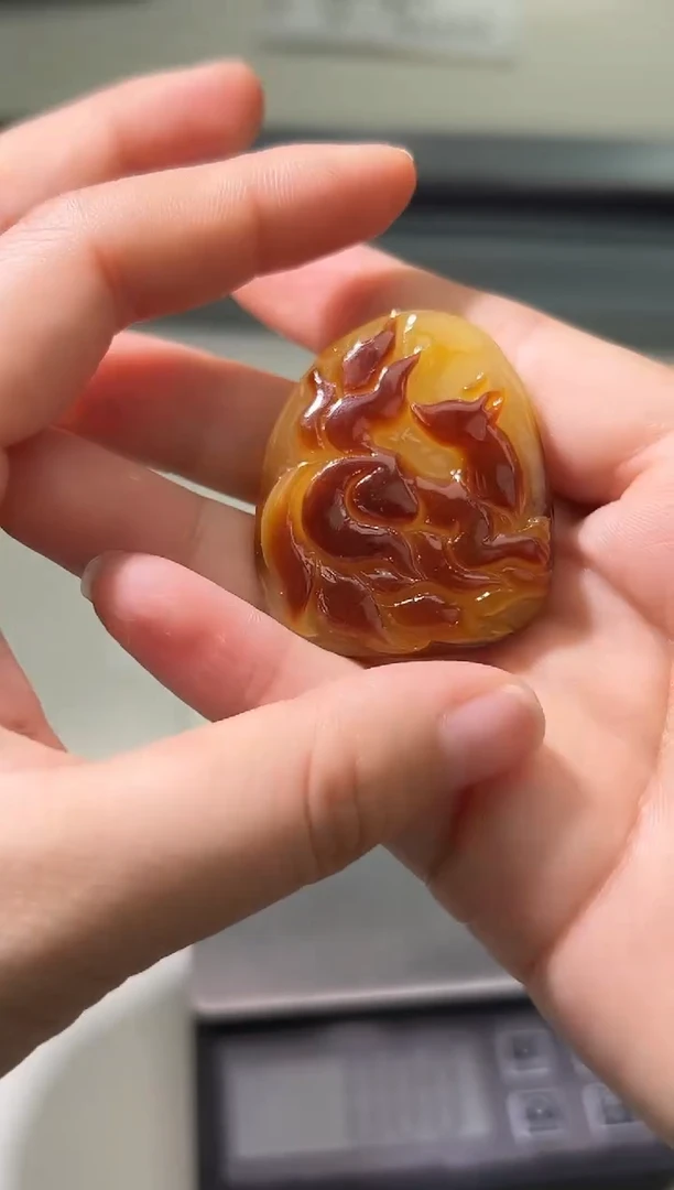 裸石琥珀未镶嵌琥珀蜜蜡吊坠