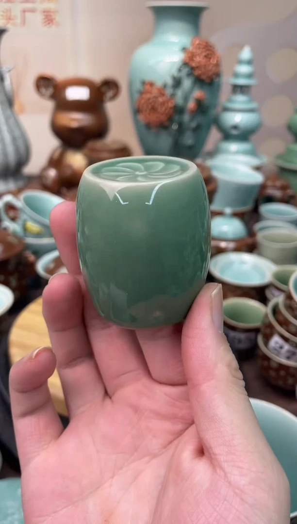 瓷特价福利 微瑕 慧仙青瓷