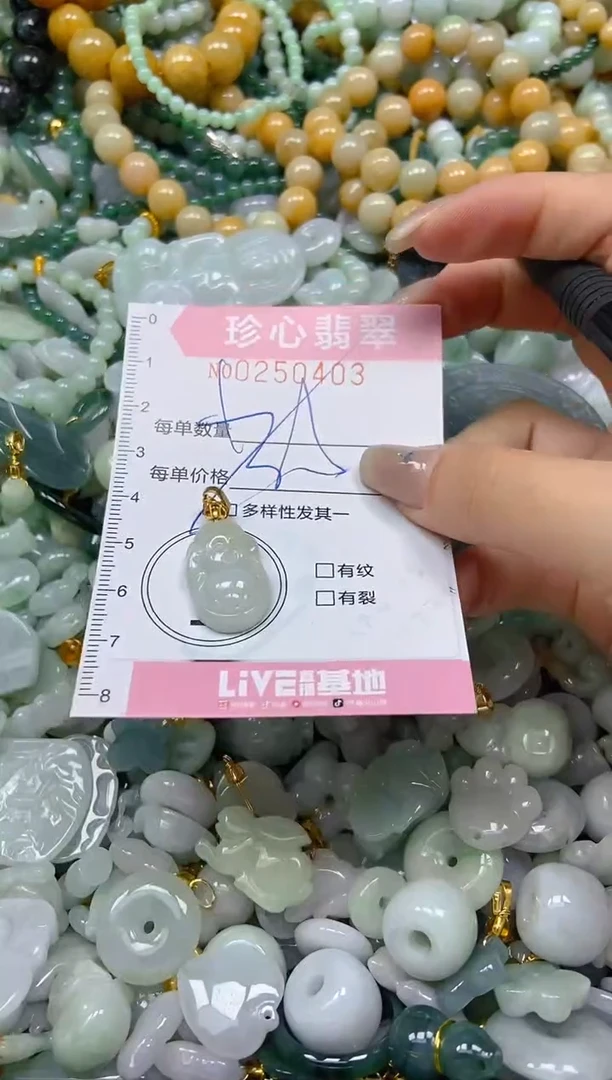 翡翠未镶嵌颈饰闪购0250403多样性发其一