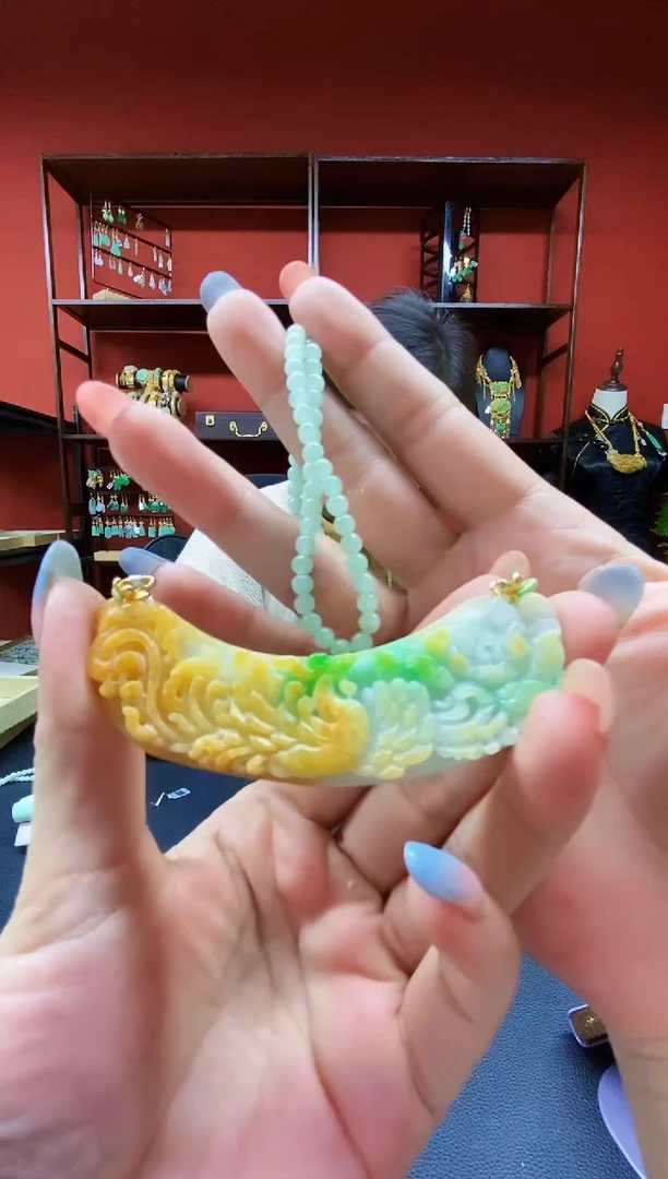 颈饰未镶嵌翡翠翡翠吊坠