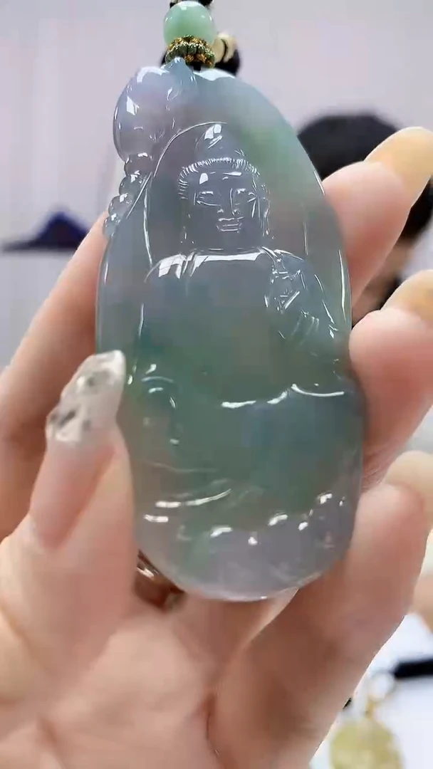 定制翡翠未镶嵌4898DD-毛货挂件144