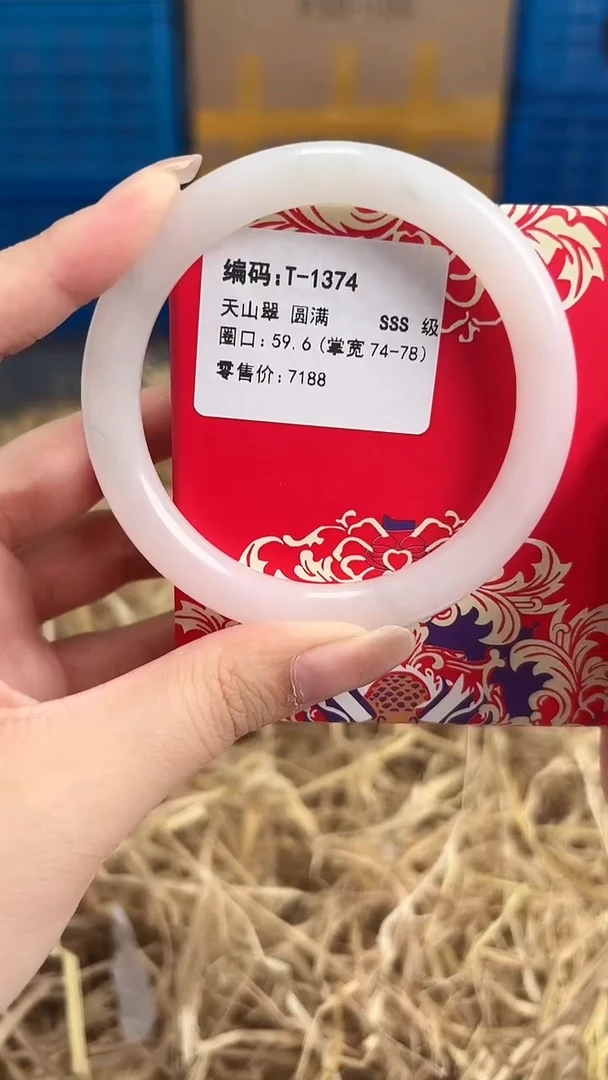 未镶嵌手镯石英质玉T-1374