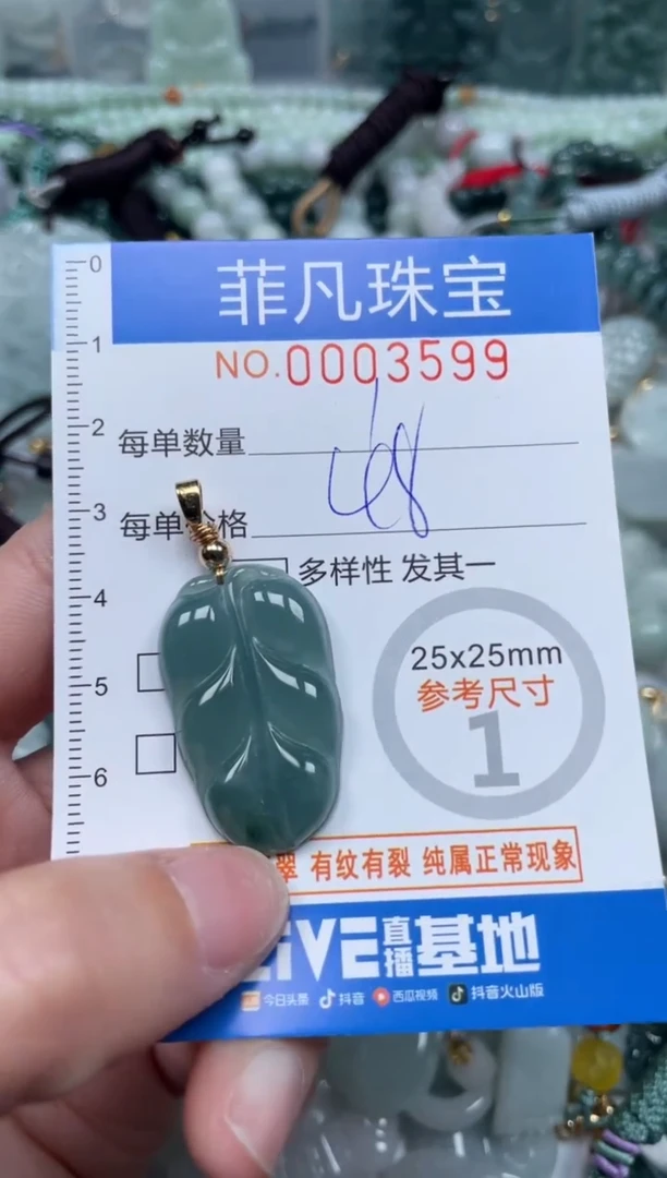 【闪购商品】翡翠颈饰未镶嵌00..3599