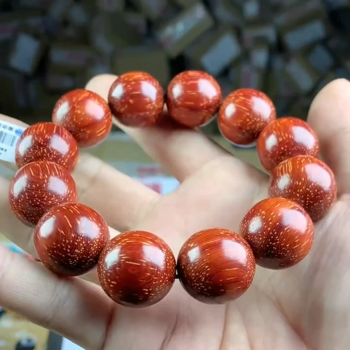 精品紫檀卡20男款手串 A047