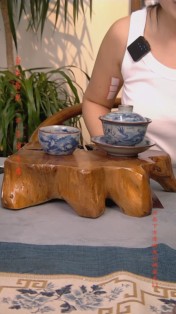 简装家用款2件套 老陶泥开片纹陶瓷茶具