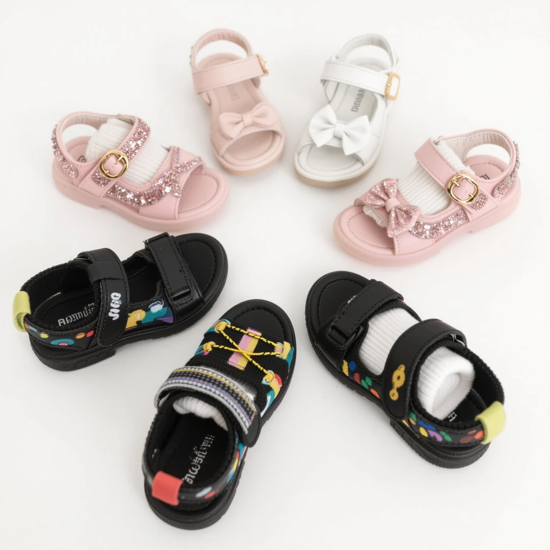 12月31 晓晓直播间 男女童儿童夏款1鞋鞋子 2双一组