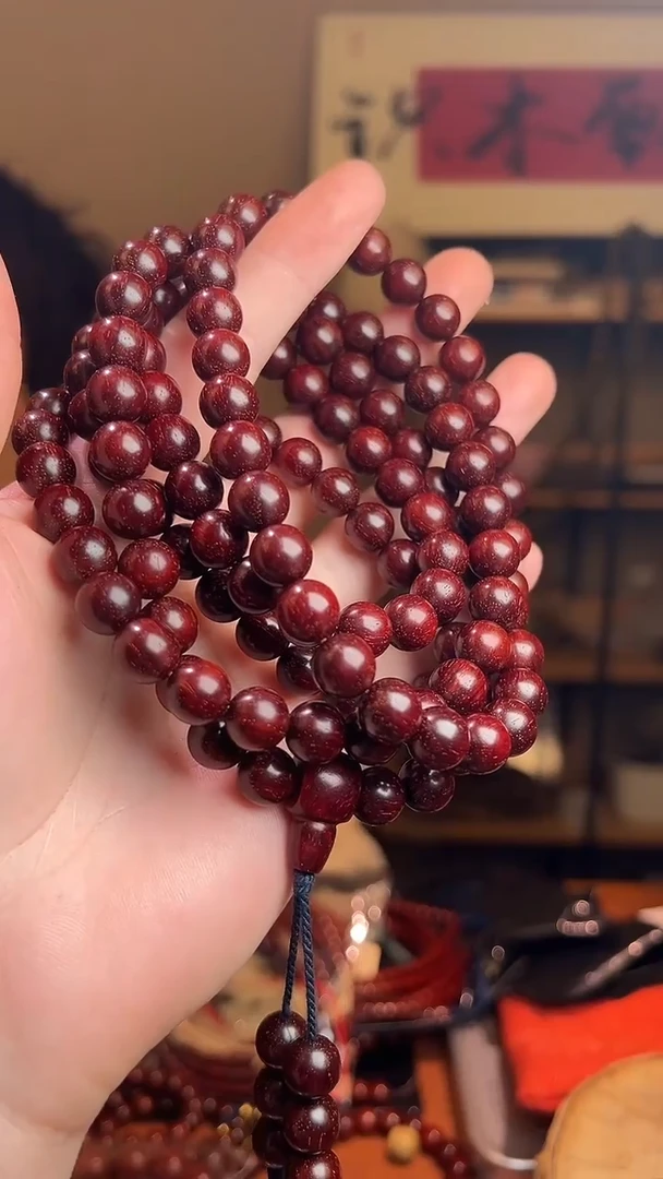 手串/手链小叶紫檀熊*10*108颗泥料多圈