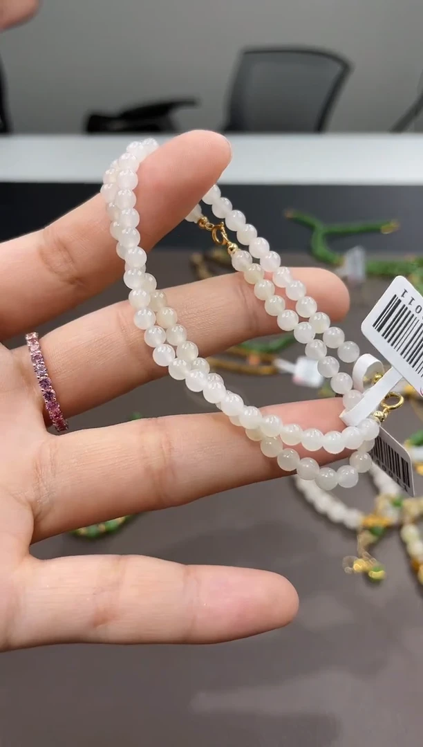 【闪购商品】和田玉手链18K金镶嵌TA0219-564-622