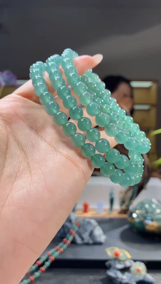项链未镶嵌翡翠长串（多样性发其一）