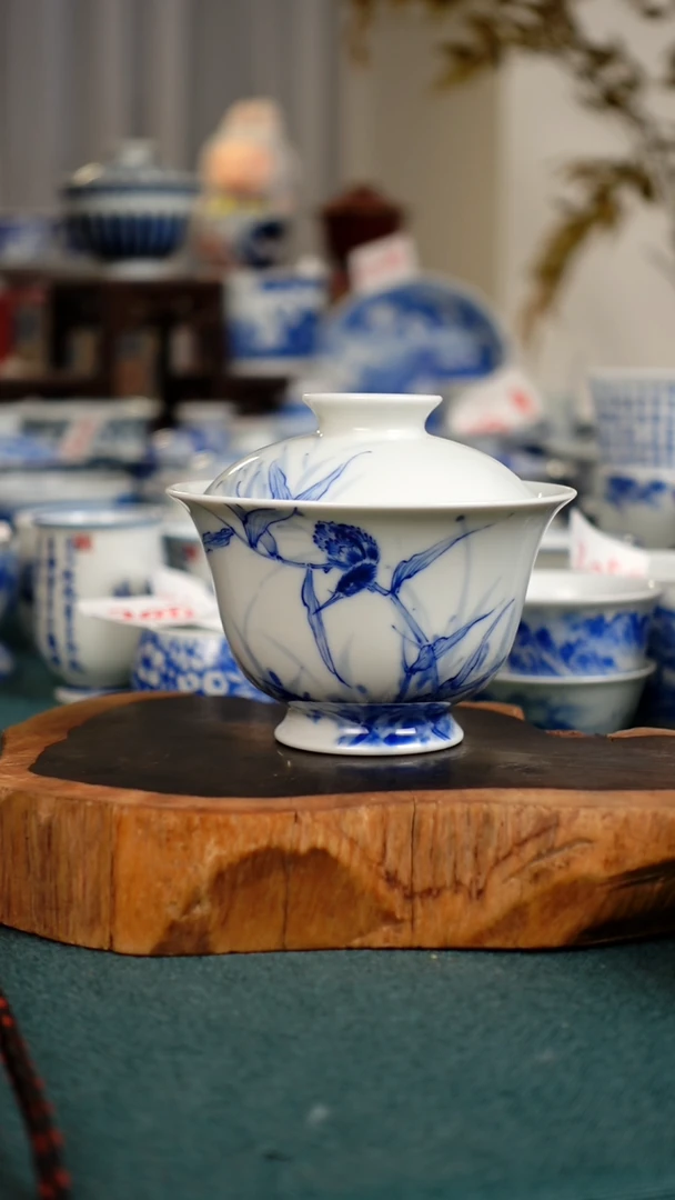 茶杯瑕*陳预存全手工手绘茶器