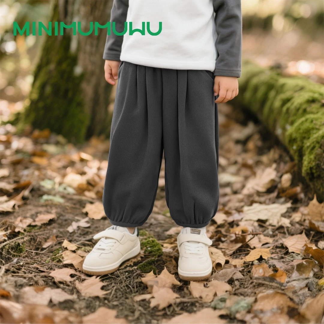 男童裤子秋季宝宝长裤春秋男孩婴儿运动裤灯芯绒儿童新款童装秋装