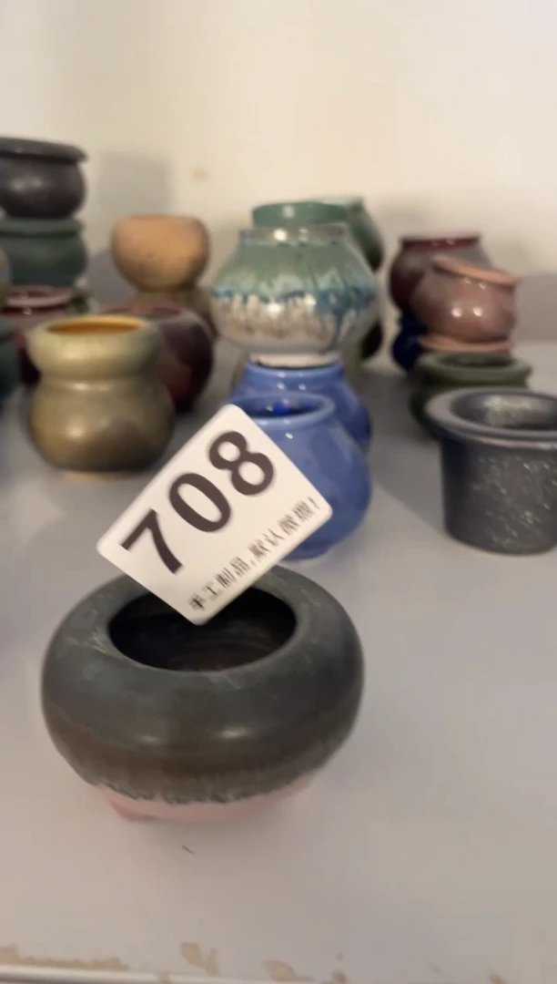 【闪购商品】摆件708手工花盆 默认微瑕