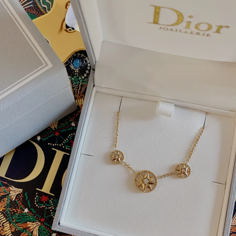 99新 DIOR/迪奥 小花6欢  rose des vents 罗盘 手链