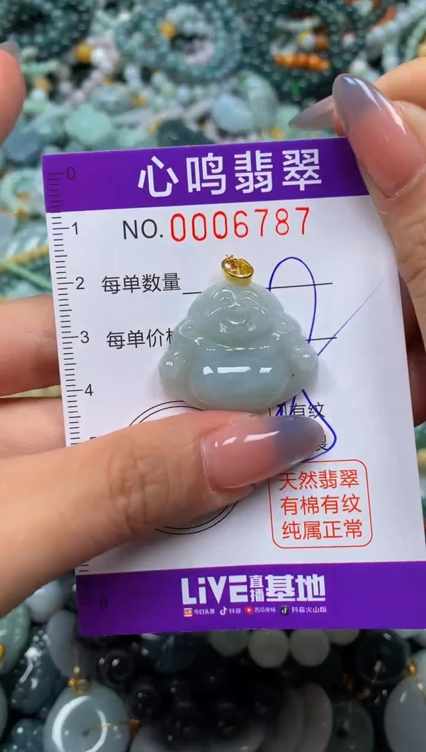 颈饰未镶嵌翡翠闪购006787