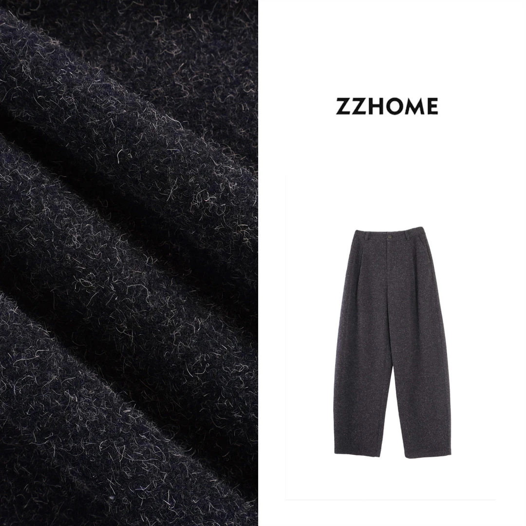ZOZO HOME ｜量感松弛格雷暖雾经典糯米裤q171983p
