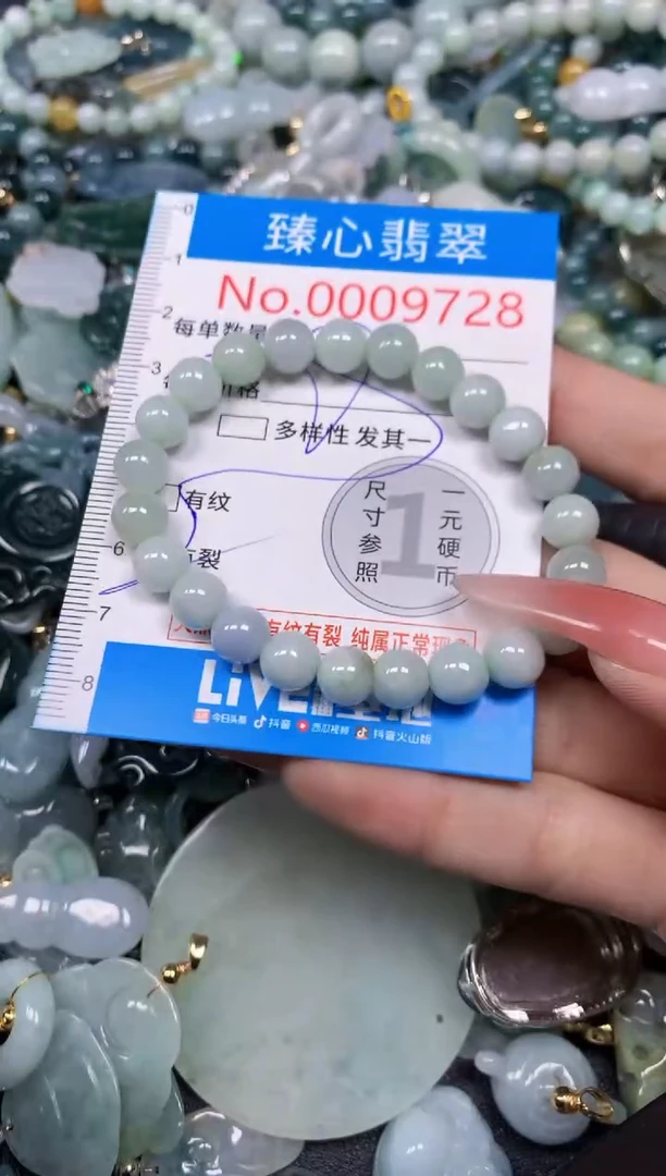 【闪购商品】翡翠颈饰未镶嵌含绳0009728