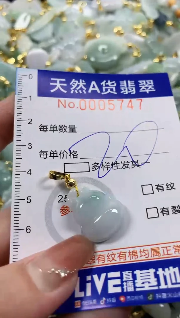 颈饰未镶嵌翡翠天然A货翡翠