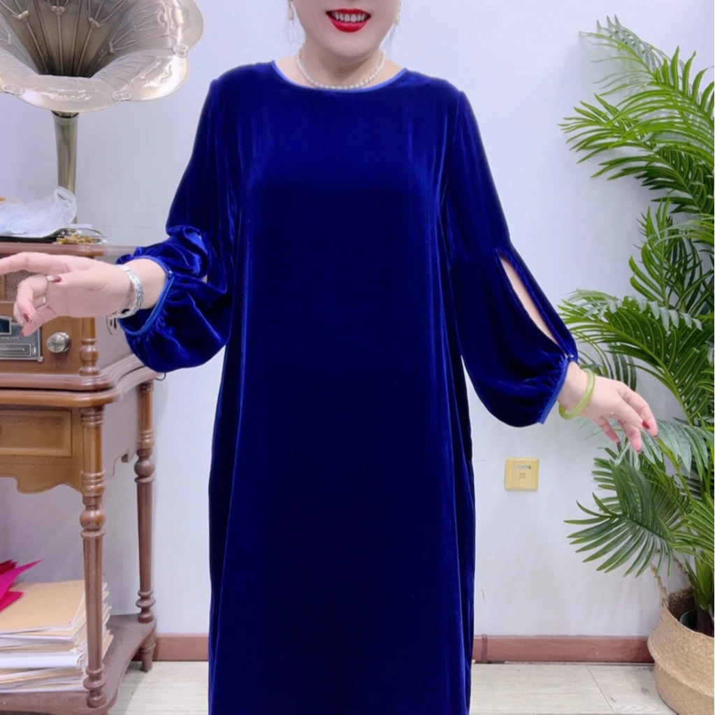 高端桑蚕丝连衣裙88A0732