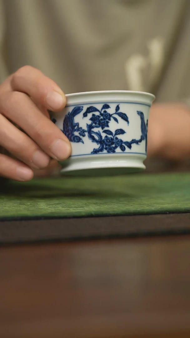 【闪购商品】杯柴窑青花破价福利