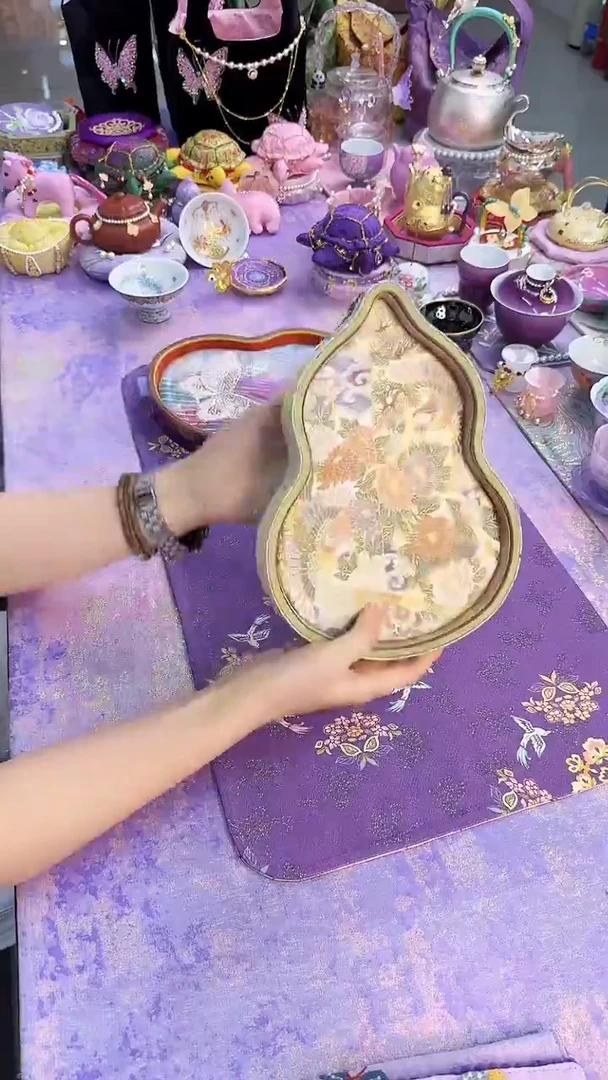 63西针织葫芦茶席