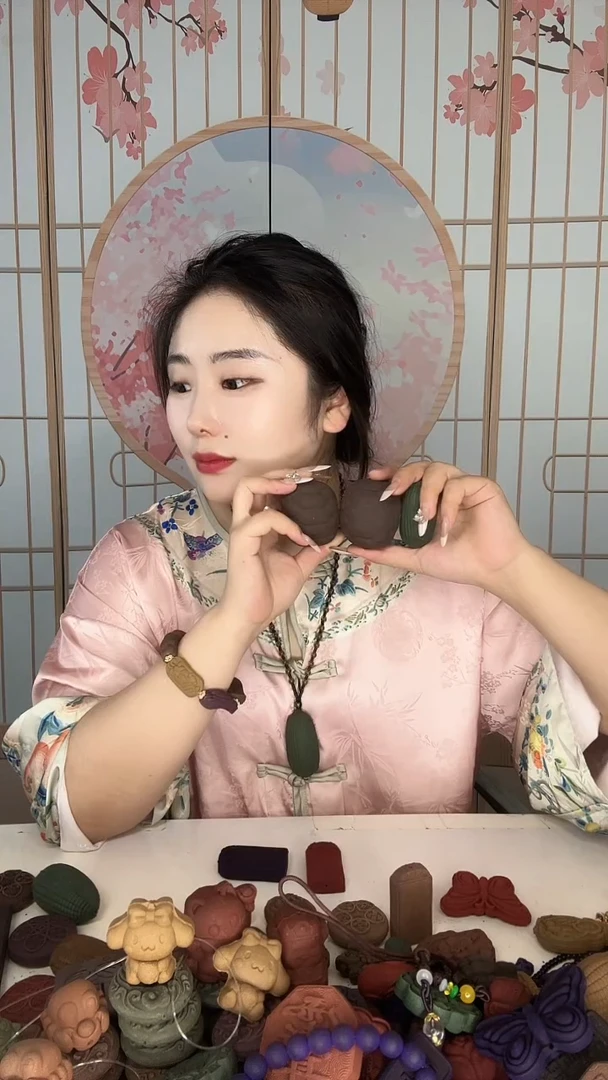 泥塑一**间大四合扇子+玉米+富甲三件套1个