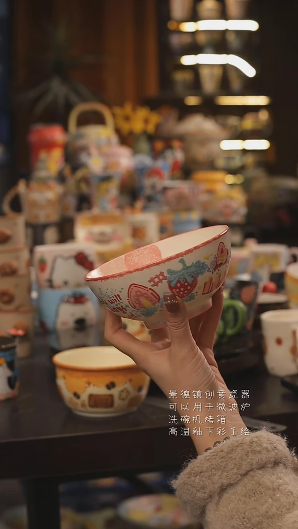 景德镇釉下彩绘设计师款式陶瓷