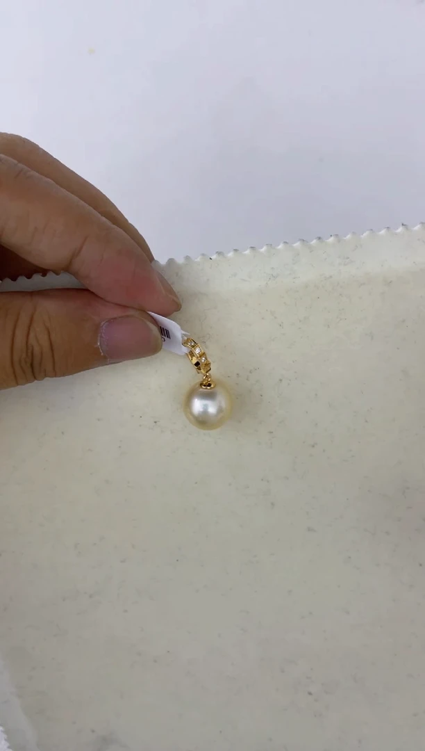 海水珍珠银S925镶嵌颈饰吊坠13