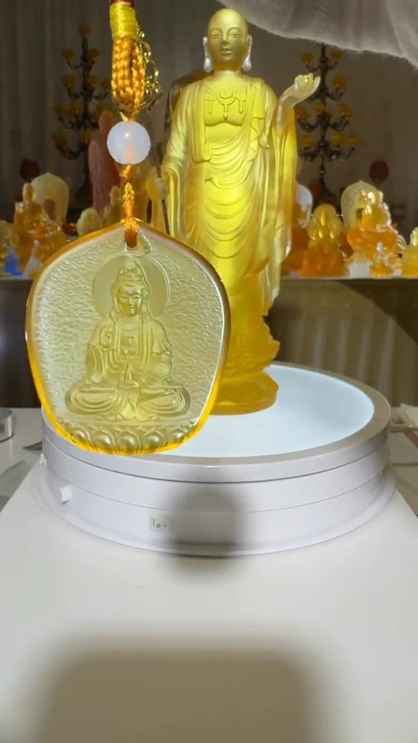 手工艺品琉璃匠门琉璃观音毛衣吊坠