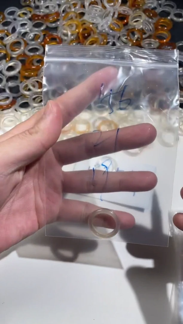 【闪购商品】玛瑙/玉髓戒圈未镶嵌156