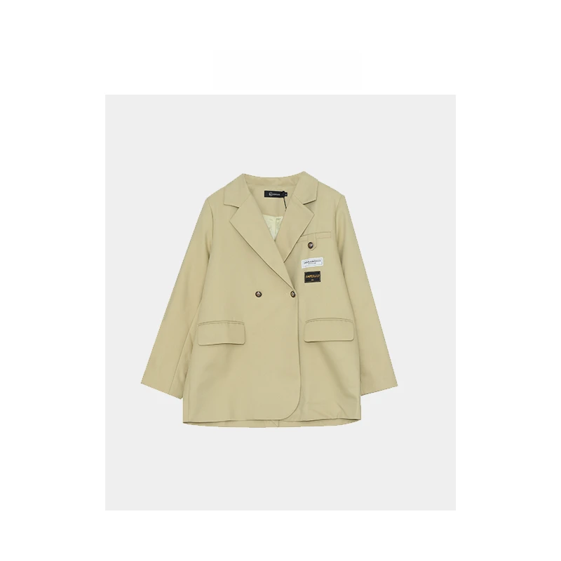 【狂欢价】A379大码韩版学院风个性西服外套秋季加肥宽松外衣女