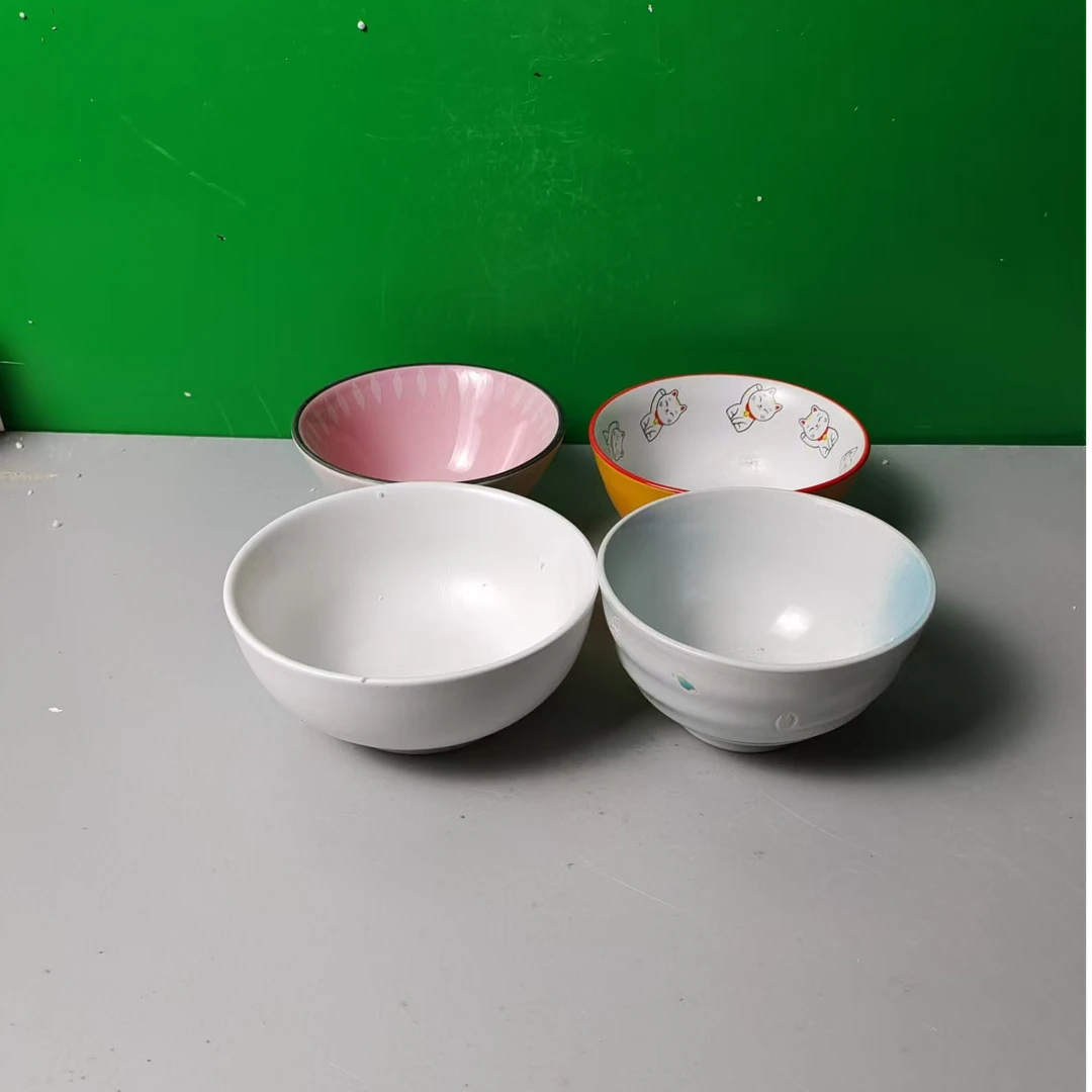 M381 碗4个（口径11，高5）陶瓷餐具 D1