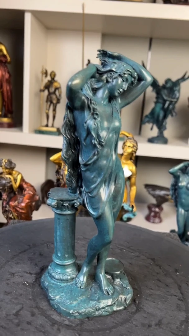 欧美精黄铜雕塑精品