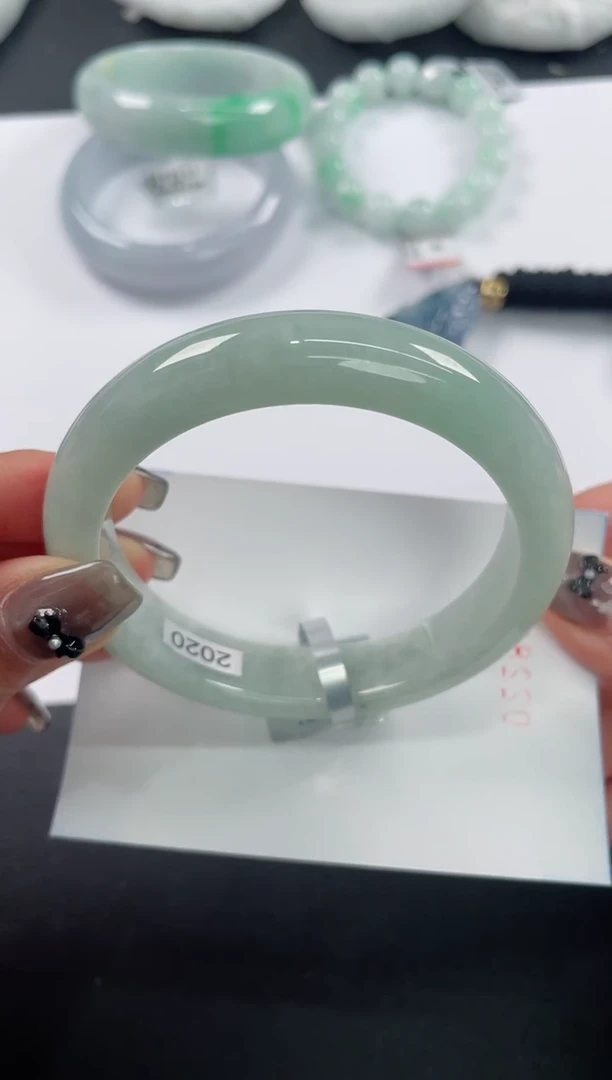 未镶嵌手镯翡翠基地发货H8859 56+