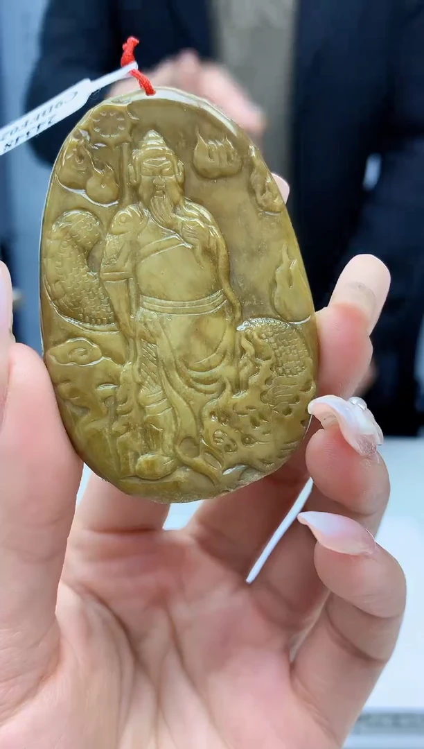 【闪购商品】定制翡翠未镶嵌4812lr-毛货挂件2