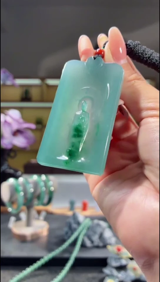 吊坠(不含链)未镶嵌翡翠悟道