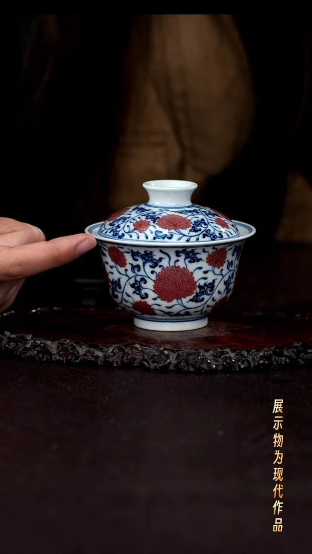 杯子瓷景德镇全手工手绘好瓷好器严选