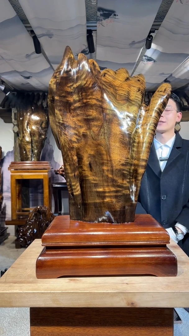 【闪购商品】金丝楠金丝楠小叶桢楠摆件73-41-27