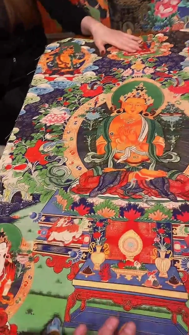 装裱画精美唐卡tk16060